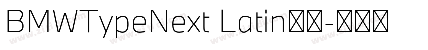 BMWTypeNext Latin下载字体转换